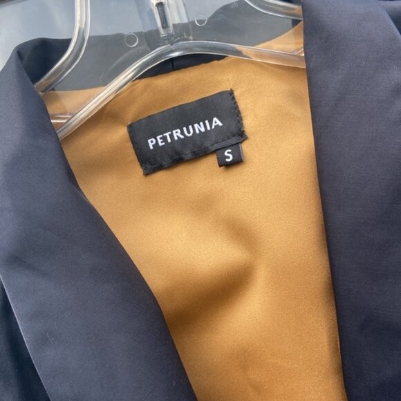 Black Evening Coat by Petrunia - Picture 2 of 7